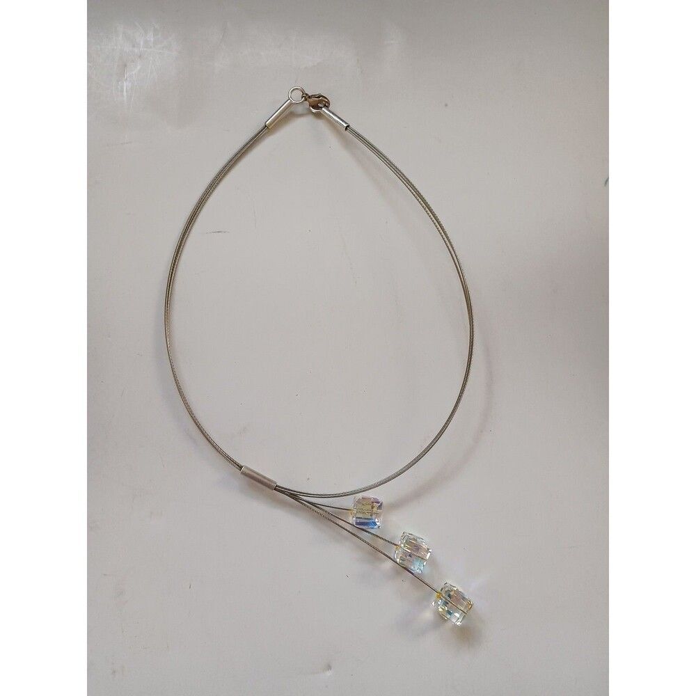 Petra Meiren Choker Necklace Swarofski Crystals New